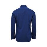 Tombolini Men's Solid Navy  Shirt