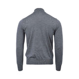 Tombolini Men's Grey Wool Turtleneck Sweater