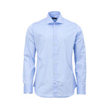 Tombolini Men's Solid Blue Classic Shirt