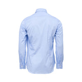 Tombolini Men's Solid Blue Classic Shirt