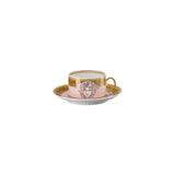 Versace Medusa Amplified Pink Coin Cup and Saucer