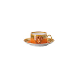 Versace Medusa Amplified Orange Coin Cup and Saucer
