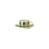 Versace Medusa Garland Green Cup And Saucer