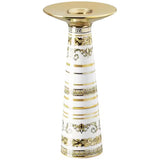 Versace Virtus Gala White Vase Design Candle Holders