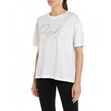 Replay Women's Jersey T-shirt with Foil Print