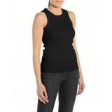 Replay Women's Slim fit Ribbed Sleeveless Top