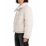 Replay Women's Reversible Jacket in Nylon and Sherpa