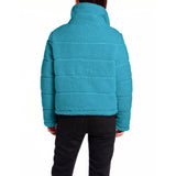 Replay Women's Reversible Jacket in Nylon and Sherpa