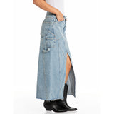 Replay Women's Workwear long skirt in denim