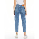 Replay Women's Black Balloon fit Keida Jeans