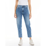 Replay Women's Black Balloon fit Keida Jeans