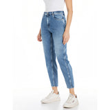 Replay Women's Black Balloon fit Keida Jeans