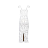 Zeena Zaki Women Long White Dress