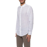 Jacob Cohen Men's White Linen Shirt