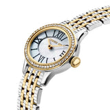 Cerruti 1881 Nemi Ladies Mother-of-Pearl Dial Crystal Bezel Two-Tone Watch