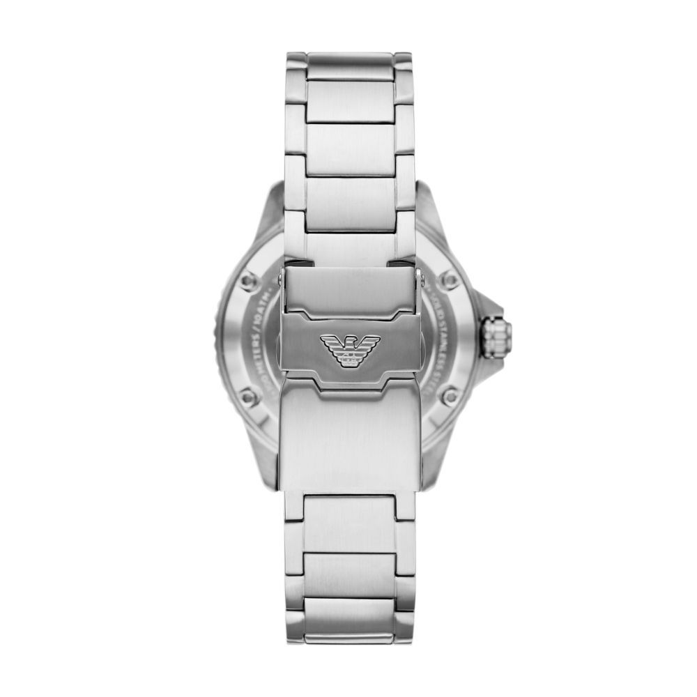 Emporio Armani Men s Automatic Stainless Steel Watch Bluesalon