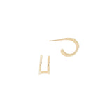 Shashi Erin Hoop Earring, Vermeil on Sterling Silver