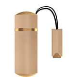 Memo Purse Spray Beige Plain Leather