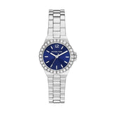 Michael Kors Lennox Ladies Stainless Steel Blue Dial Watch