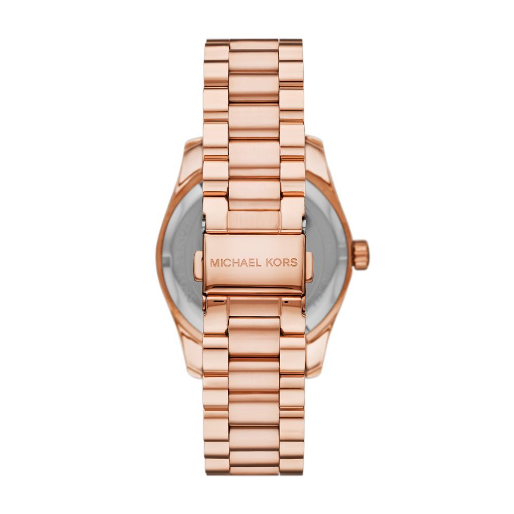 Michael Kors Lexington Pave Rose Gold Tone Watch and Jewelry Gift Set Bluesalon