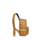 MCM Women's  Stark Side Studs Backpack in Visetos