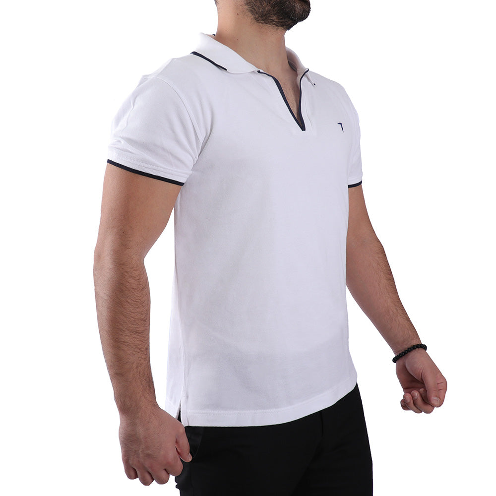 Trussardi Men s White Polo T shirt Bluesalon