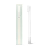 APRIORI Medium White Silver Slim Toothbrush