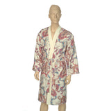 Etro Home Ivory Doubled Kimono Bathrobe XL