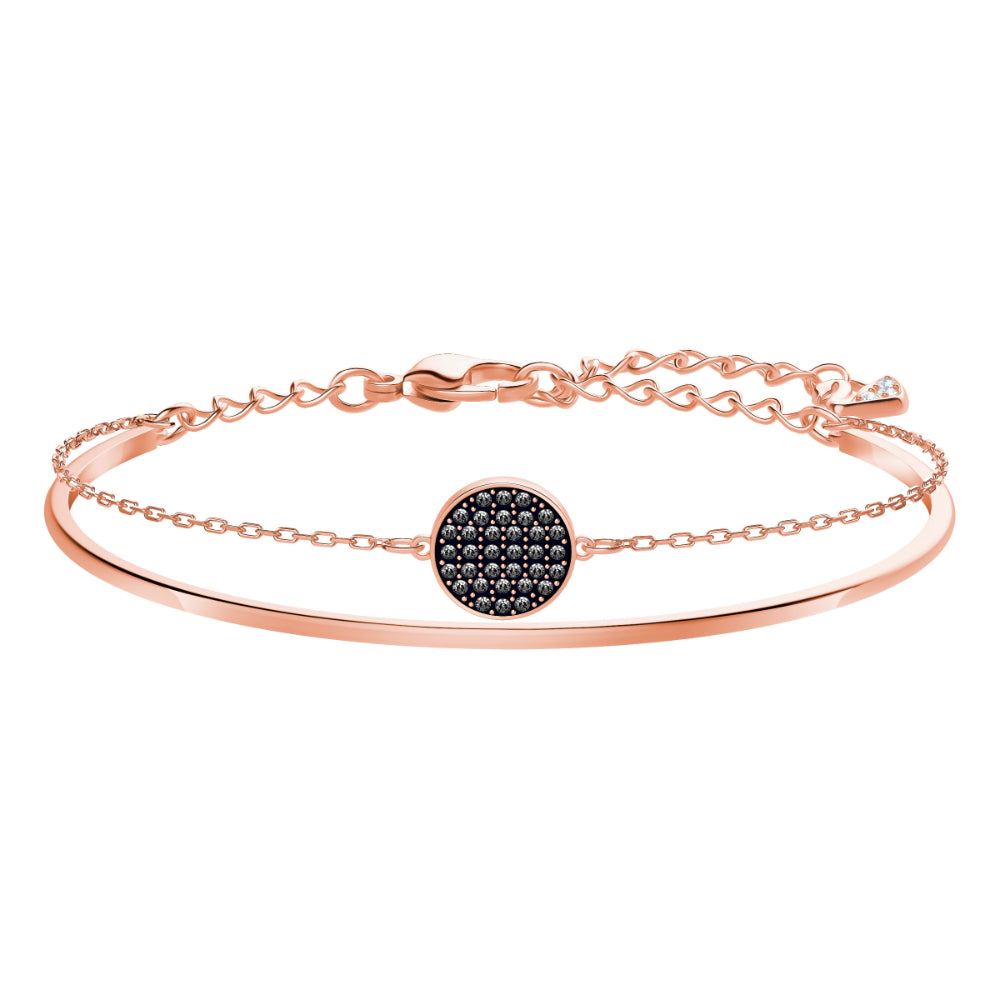 Swarovski ginger bangle rose gold sale