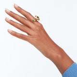 Swarovski Lucent Ring Magnetic Yellow Gold-tone plated