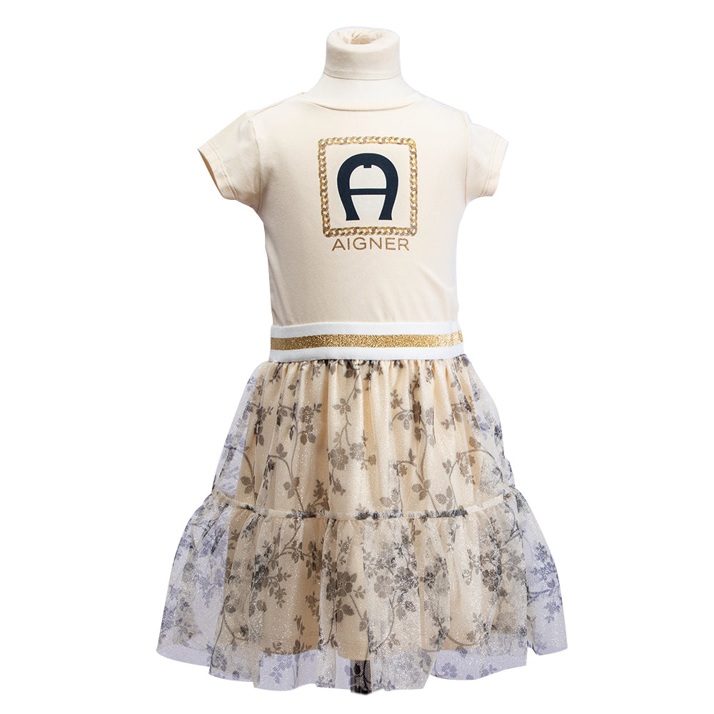 Aigner Kids Girl s Floral Dress Bluesalon