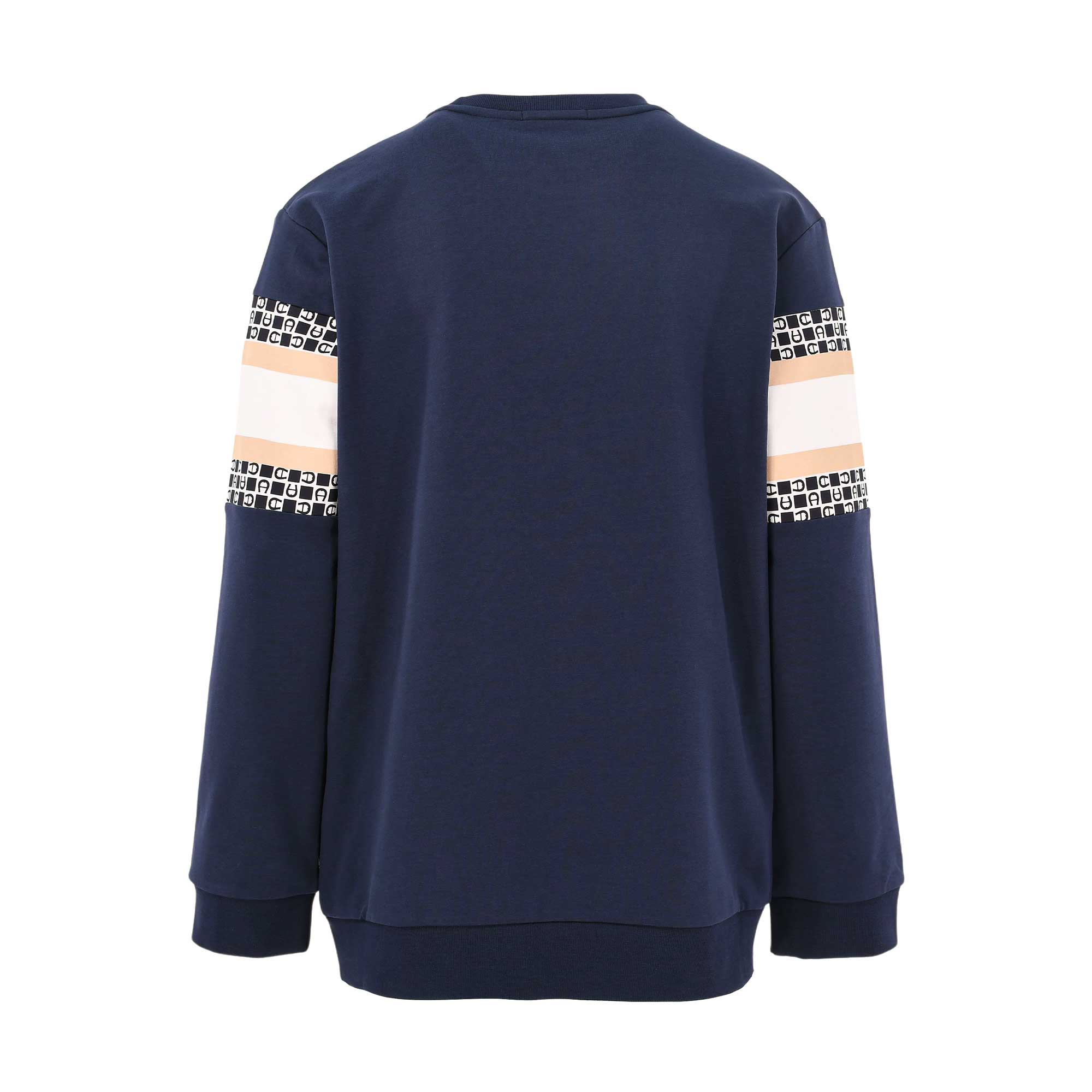 Aigner Kids Logo Print Navy Blue Sweatshirt Bluesalon