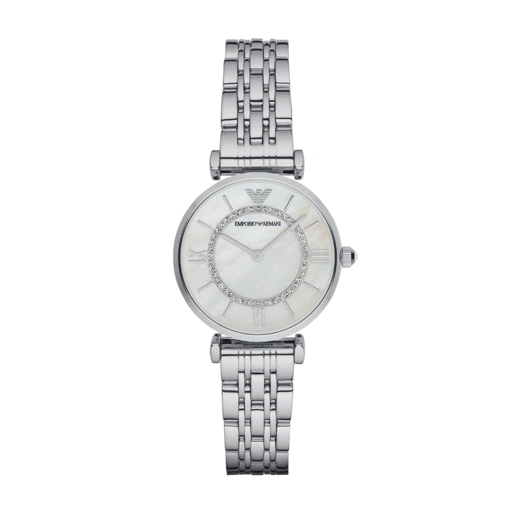 Emporio Armani Women Stainless Dress Watch Bluesalon