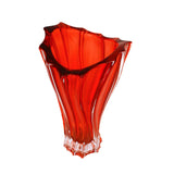 Cristal De Paris Plantica Vase Red 32cm