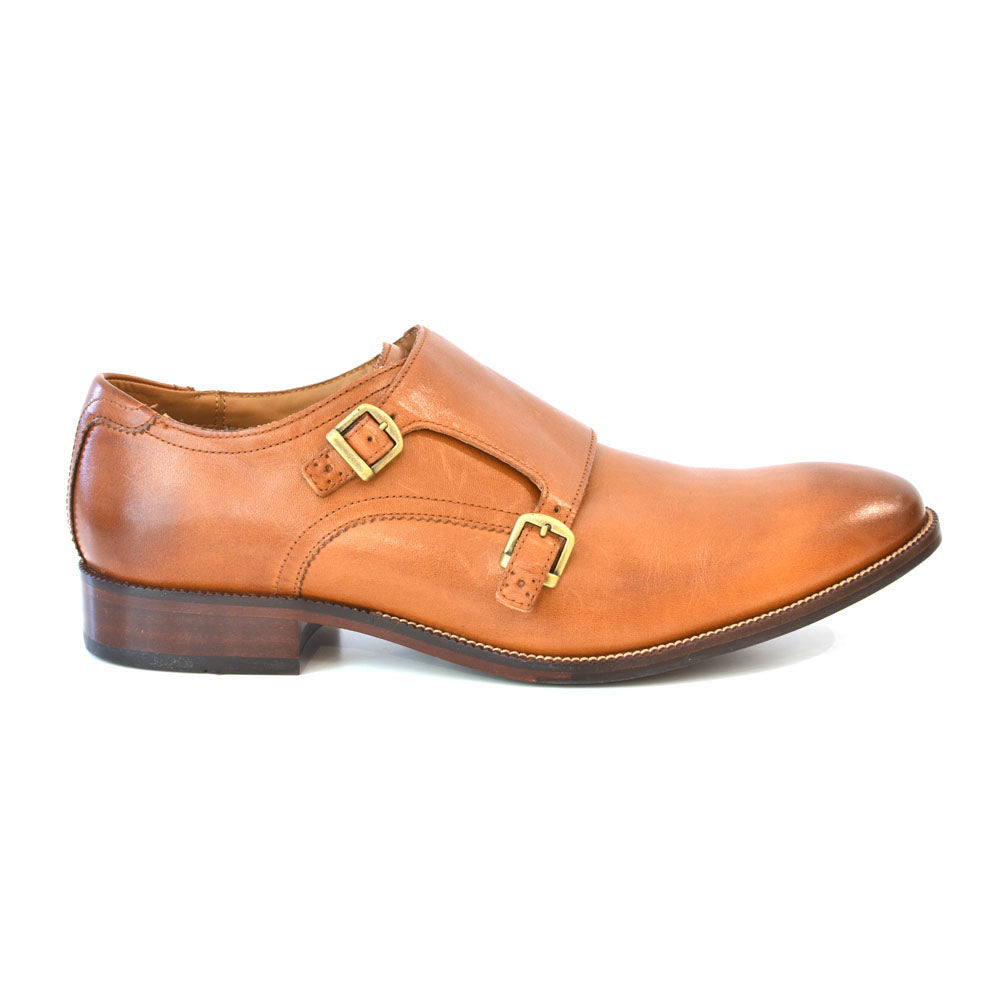 Cole haan monk store strap british tan