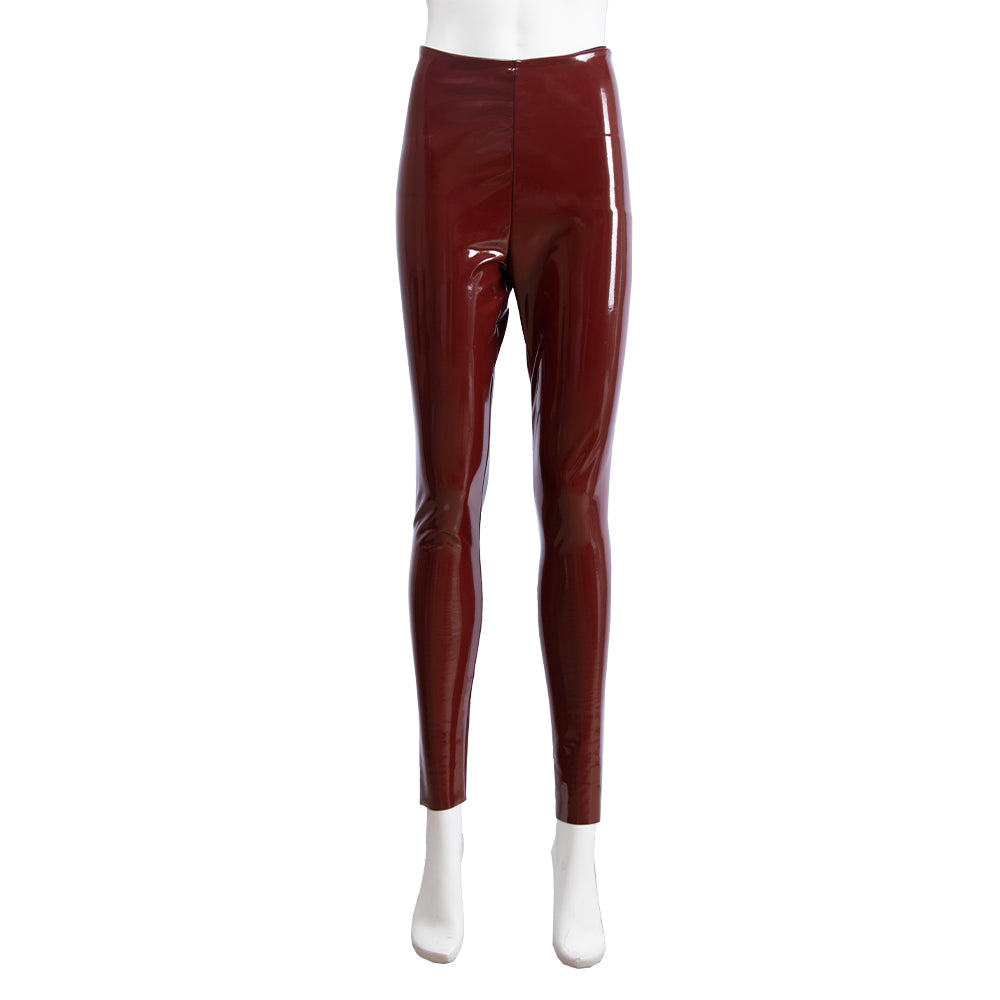 Faux Patent Leather Leggings — Tucker Brown