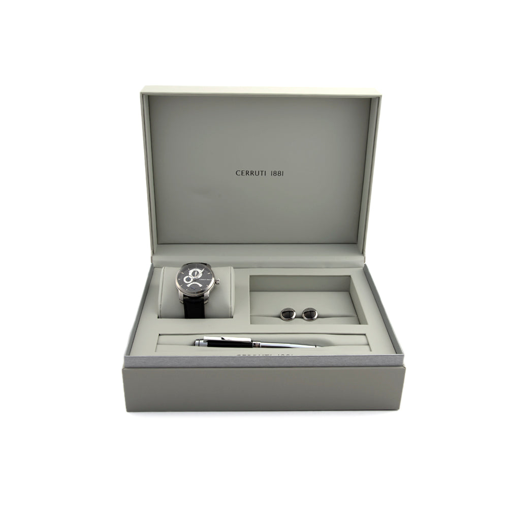 Cerruti Men s Set Watch Cufflink And Pen Bluesalon