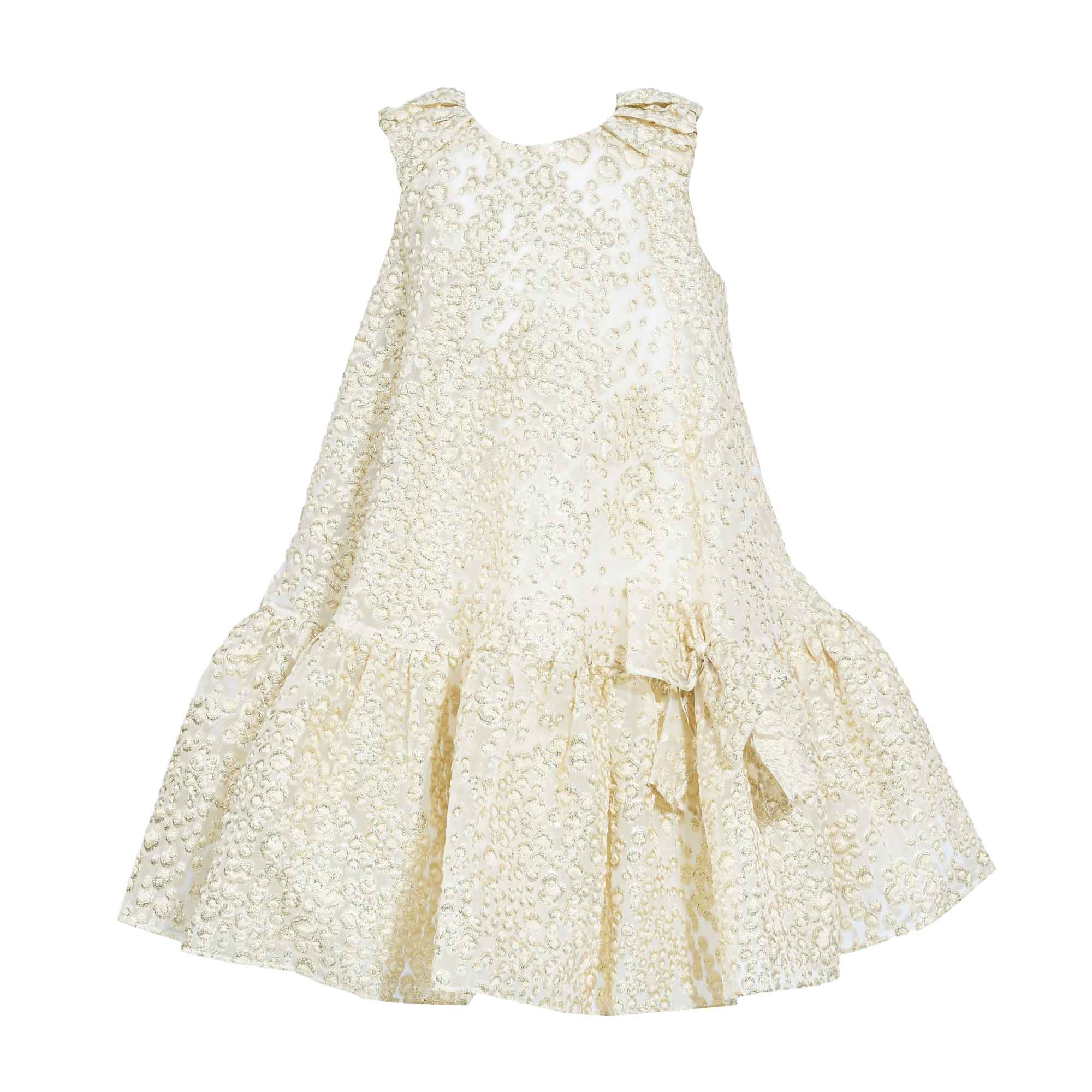 David Charles Kids Girl's Ivory & Gold Dress – Bluesalon.com