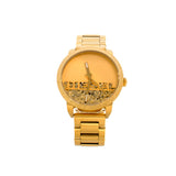 Diesel Ladies Gold Plated Watch With Gold Color Dial