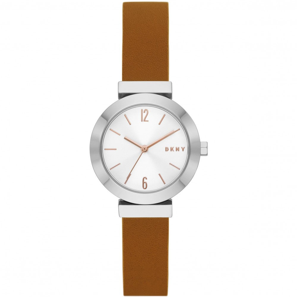 Dkny leather discount strap watch ladies