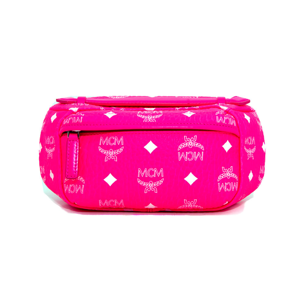 Neon pink mcm outlet bag