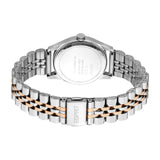 ESPRIT Women's Two Tone Silver & Rose Gold Color Watch with Date Function