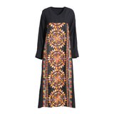 Fahm Women's Black Dress, Free Size