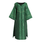Fahm Women's Green Dress, Free Size