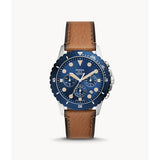 Fossil FB-01 Men's Chronograph Tan Eco Leather Watch