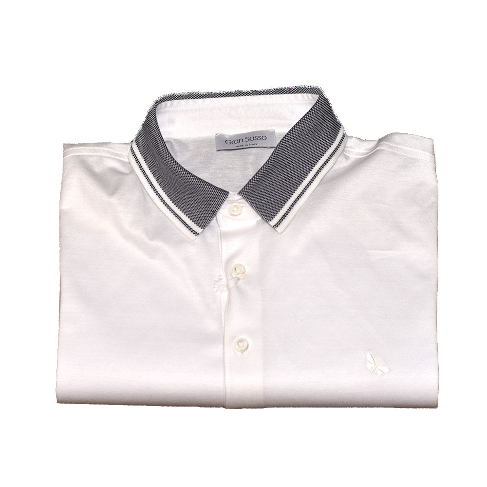 Gran Sasso Polo Shirt White Bluesalon