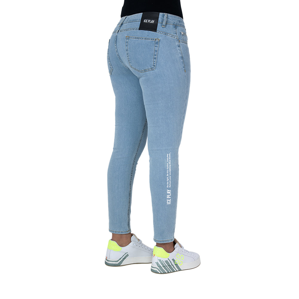 High Waist Vintage Blue Redbat Jeans For Ladies For Women Tight