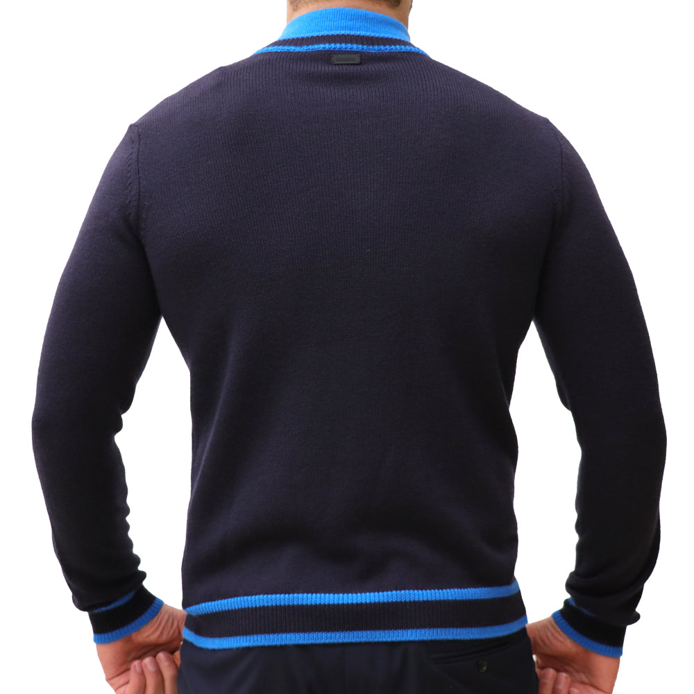 Bikkembergs Men s Sweater Navy Blue Bluesalon