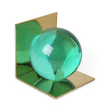 Jonathan Adler Globo Bookend Set - Green