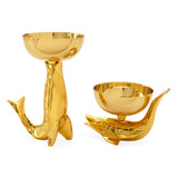 Jonathan Adler Brass Fish Bowl - High